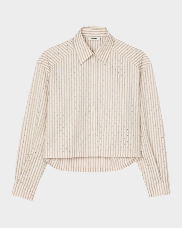 Stella Embellished Striped Shirt
